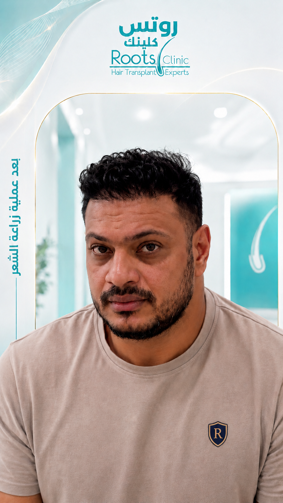 بعد زراعة منطقة التاج