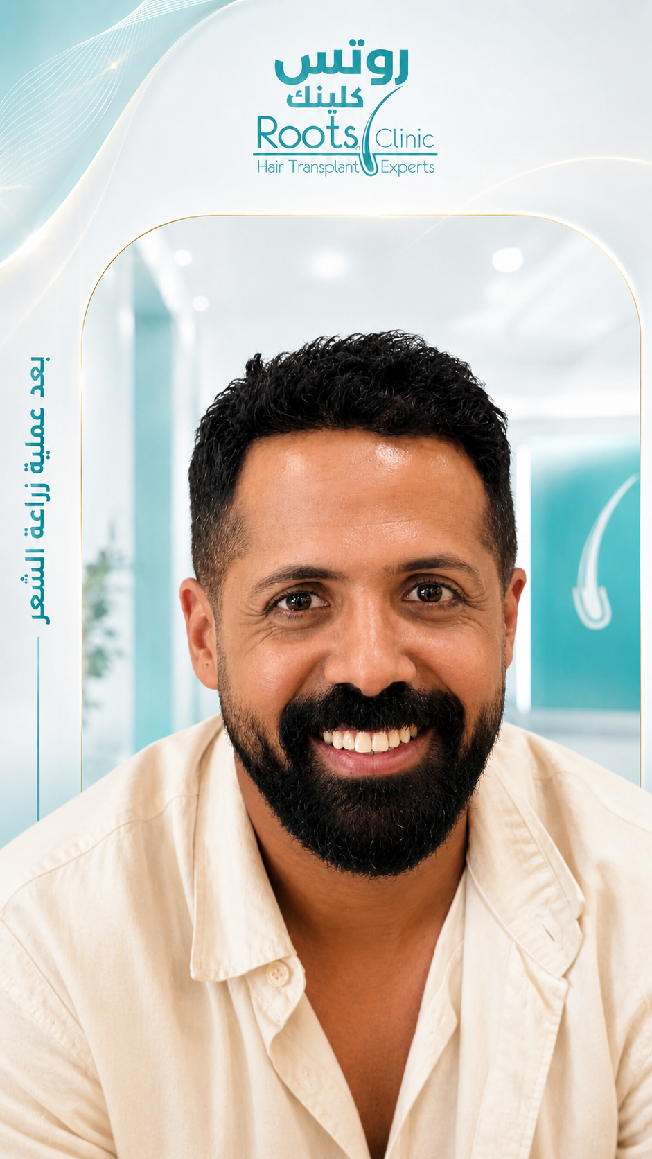 بعد زراعة الشعر DHI الحالة 3